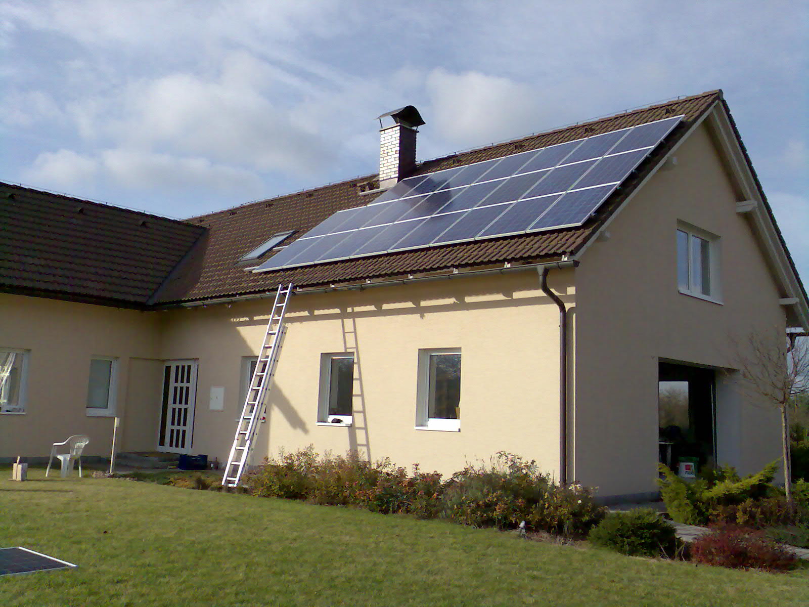 Solární fotovoltaická elektrárna Turnov 2 x 5 kW